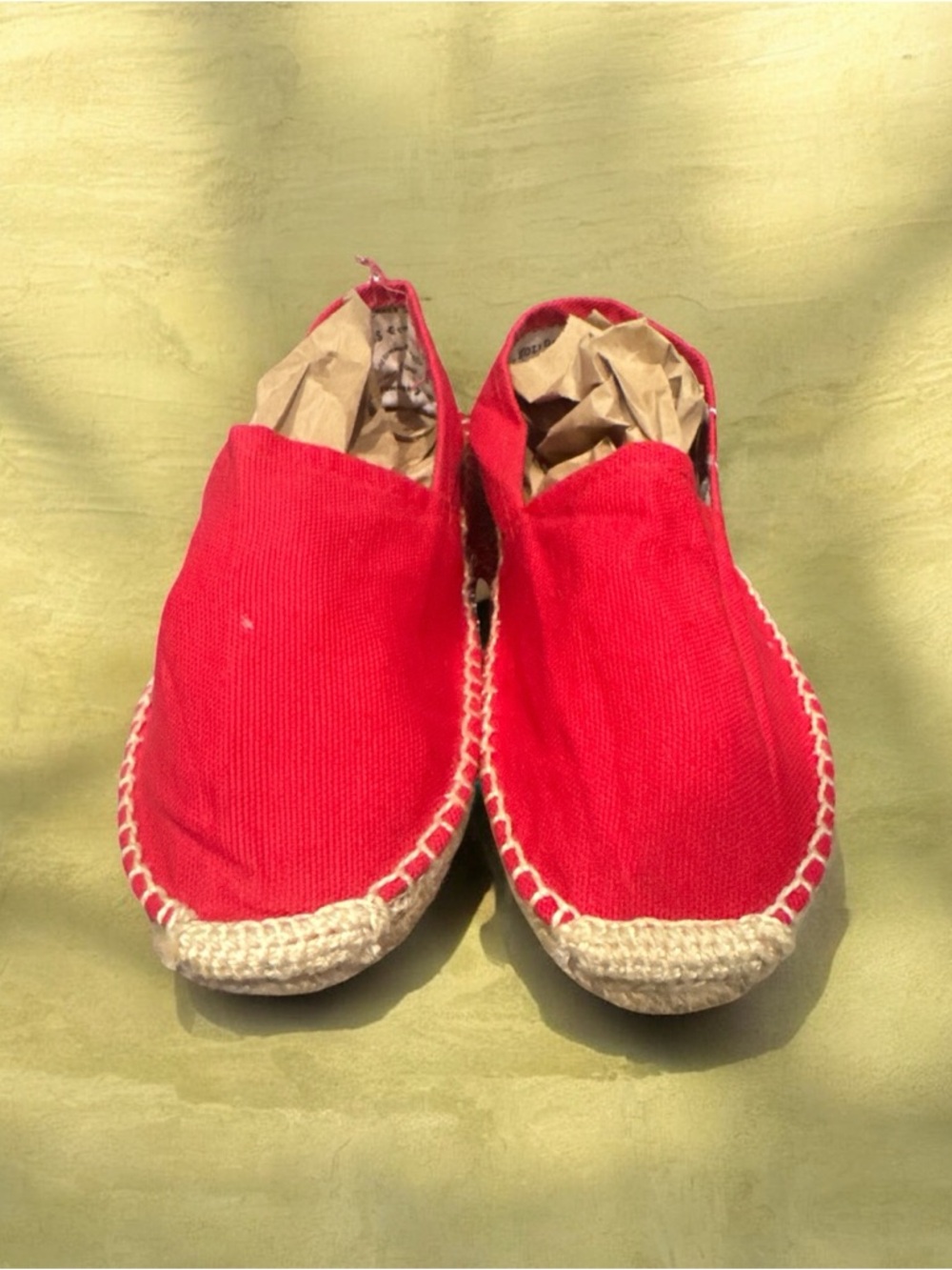 Soludos Red Canvas Espadrilles